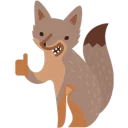 Sticker from Facebook Foxes 2
