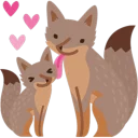 😍 emoji Facebook Foxes 2 Telegram sticker 5 of 14