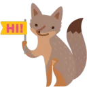 😀 emoji Facebook Foxes 2 Telegram sticker 13 of 14