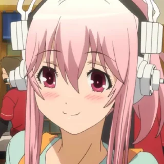 🙂 emoji super sonico @stickerspackanime Telegram sticker 23 of 75