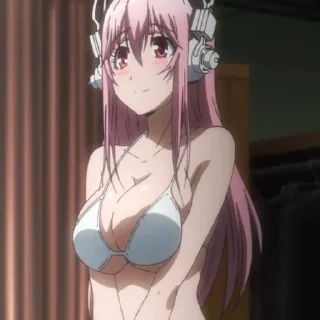 🙂 emoji super sonico @stickerspackanime Telegram sticker 13 of 75