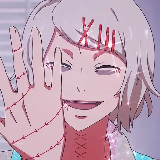 😆 emoji Suzuya juuzou /\̶ Telegram sticker 9 of 53
