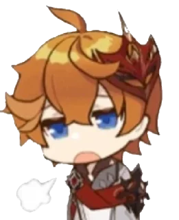 😓 emoji Genshin reacts @carlysticker Telegram sticker 24 of 61