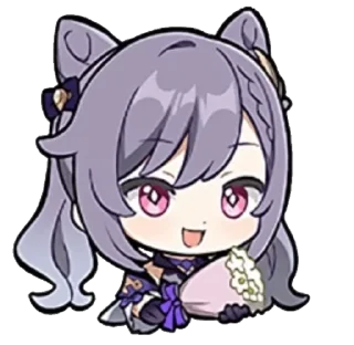 🌸 emoji Genshin reacts @carlysticker Telegram sticker 15 of 61