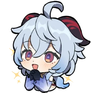 🥰 emoji Genshin reacts @carlysticker Telegram sticker 10 of 61