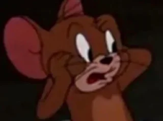 😨 emoji jerry @imxbn Telegram sticker 13 of 120