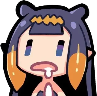 🌟 emoji 🐙 | Ninomae Ina'nis ◌ @KesitoMania Telegram sticker 19 of 120