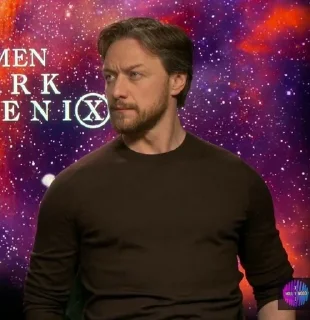 🤨 emoji James Macavoy Telegram sticker 23 of 85