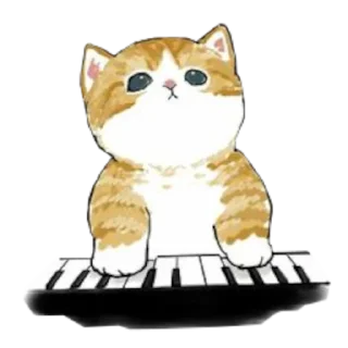 🎹 emoji Kitties @MyselfMeandIo Telegram sticker 19 of 41