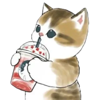🧋 emoji Kitties @MyselfMeandIo Telegram sticker 24 of 41
