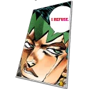 😠 emoji Jojo's Bizzare Adventures Unofficial Stickers Telegram sticker 15 of 76