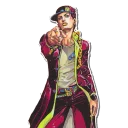 👆 emoji Jojo's Bizzare Adventures Unofficial Stickers Telegram sticker 21 of 76