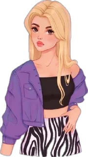 Sticker from @loveoops_art prettygirl 33💕ᥫ᭡‎‌‌‎‌‌yasᥫ᭡‎‌‌‎‌‌