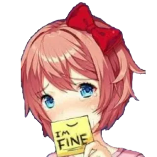 🥺 emoji Sayori Pack Telegram sticker 15 of 59