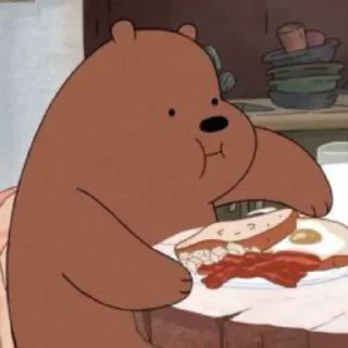 🥪 emoji bare bears Telegram sticker 15 of 115