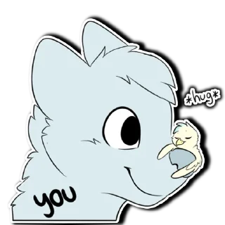 🤗 emoji Schimy (chicken) Telegram sticker 12 of 73