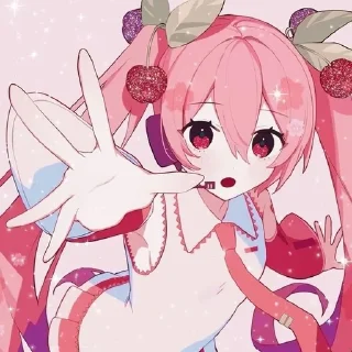🌟 emoji sᴀᴋᴜʀᴀ ᴍɪᴋᴜ 💕 @kiittyyxq Telegram sticker 19 of 21
