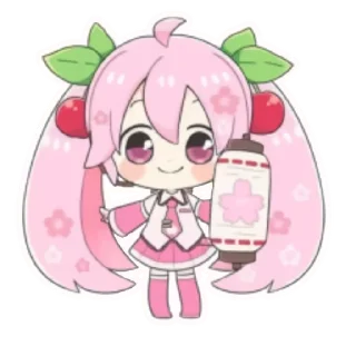 🌟 emoji sᴀᴋᴜʀᴀ ᴍɪᴋᴜ 💕 @kiittyyxq Telegram sticker 11 of 21