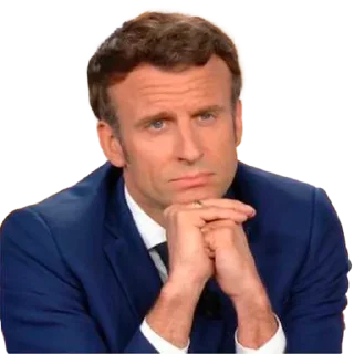 ☺️ emoji Macron the powder Telegram sticker 7 of 10