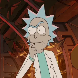 👌 emoji Rick & Morty 1 | @PooAndPee Telegram sticker 8 of 50