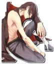 😓 emoji UCHIHA ITACHI [รקร] Telegram sticker 14 of 120