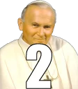 Sticker from Papieże rekreacyjne part 2