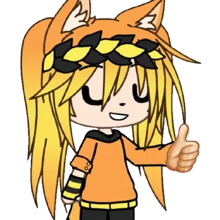 👍 emoji Лисёнок Telegram sticker 7 of 69