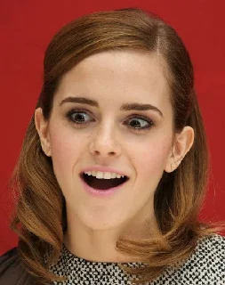 😮 emoji Emma Watson {@byMehrdad} Telegram sticker 8 of 114