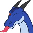 😜 emoji Glax the Dragon Telegram sticker 23 of 120