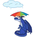 🌧 emoji Glax Animated Telegram sticker 14 of 50