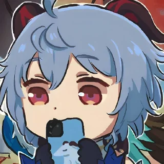 ❄️ emoji Chibi Genshin 1 ᴮʸ @Amaa_San Telegram sticker 11 of 120
