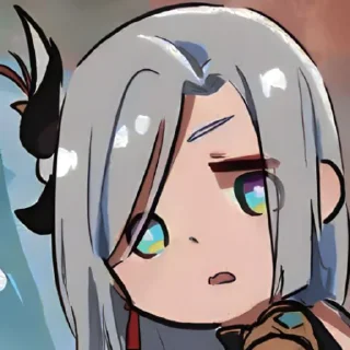❄️ emoji Chibi Genshin 1 ᴮʸ @Amaa_San Telegram sticker 22 of 120