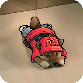 🫥 emoji INU Telegram sticker 18 of 120