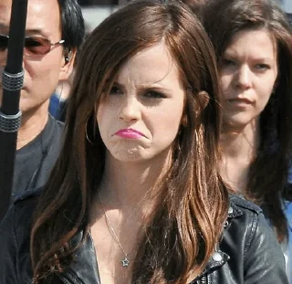 ☹️ emoji emma watson Telegram sticker 9 of 25