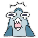 😱 emoji Shark Telegram sticker 9 of 20