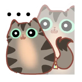 😦 emoji Blob Cat! 🏳️‍🌈 Telegram sticker 19 of 27