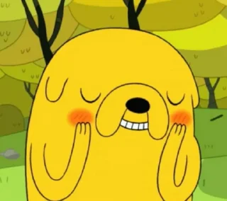 😌 emoji Mood Cartoon Characters | @HOLYPULPFICTION Telegram sticker 10 of 112