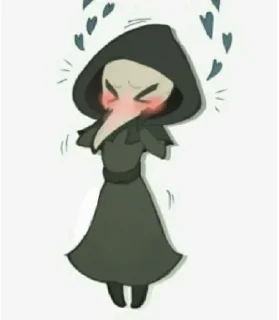 🖤 emoji SCP-049 Telegram sticker 20 of 30