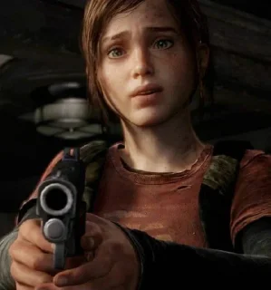 🔫 emoji The Last of Us - Ellie Telegram sticker 6 of 85