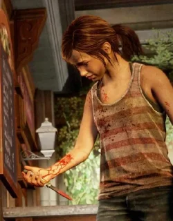 🔪 emoji The Last of Us - Ellie Telegram sticker 15 of 85