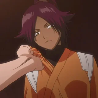 😐 emoji Shihoin Yoruichi Telegram sticker 21 of 120