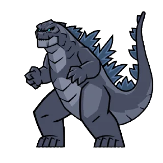 🌟 emoji Godzilla On Ton Telegram sticker 18 of 56