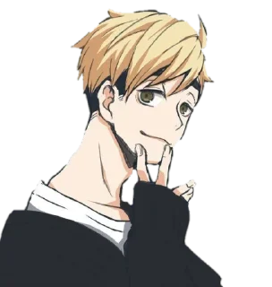 🤭 emoji Atsumu Miya by @autisticstarplatinumzawarudo Telegram sticker 10 of 120