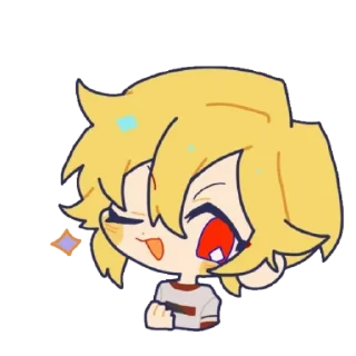 😉 emoji ensemble stars Telegram sticker 24 of 33