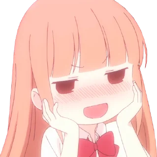 😍 emoji Tanaka-kun wa Itsumo Kedaruge - @bourros Telegram sticker 18 of 40