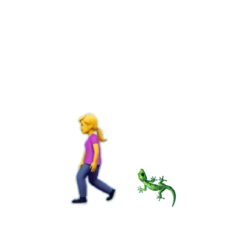 🦎 emoji من و جوجه تیغیم Telegram sticker 24 of 78