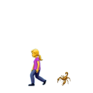 🦂 emoji من و جوجه تیغیم Telegram sticker 19 of 78
