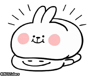 🤗 emoji Spoiled Rabbit Animation 2 Telegram sticker 12 of 25