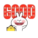 👍 emoji Spoiled Rabbit- @MochaStickers Telegram sticker 8 of 43