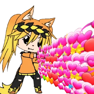 ❤️ emoji Лисёнок Telegram sticker 20 of 69